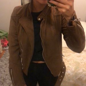 XS Zara Faux Suede Jacket